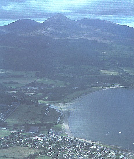 Goatfell and Brodick Bay on the Island of Arran