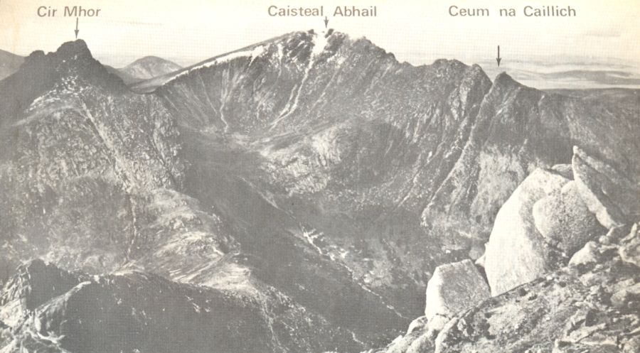 Caisteal Abhail on the Arran Ridge