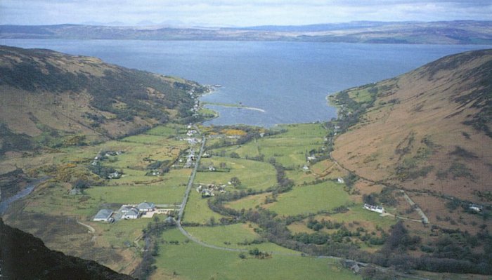 Lochranza Bay on the Isle of Arran