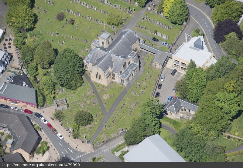 Aerial View of New Kilpatrick Church in Bearsden