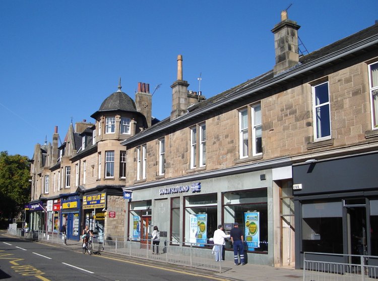 Buildings and Shops at Bearsden Cross