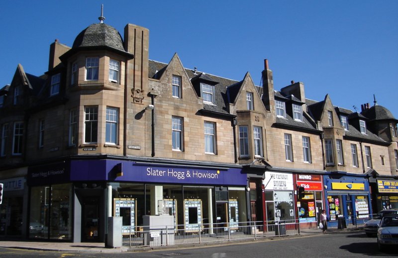 Buildings and Shops at Bearsden Cross