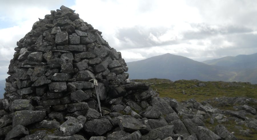 Summit cairn on Beinn a' Chuallaich