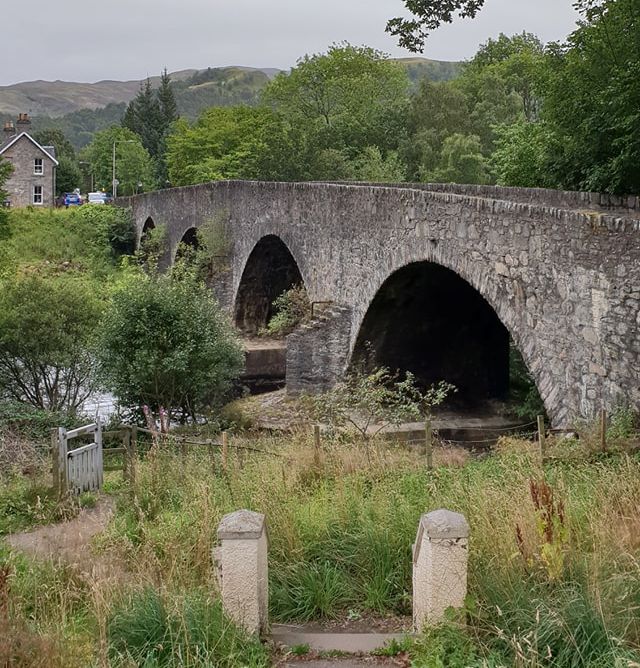 Bridge over River Tummel in Kinloch Rannoch