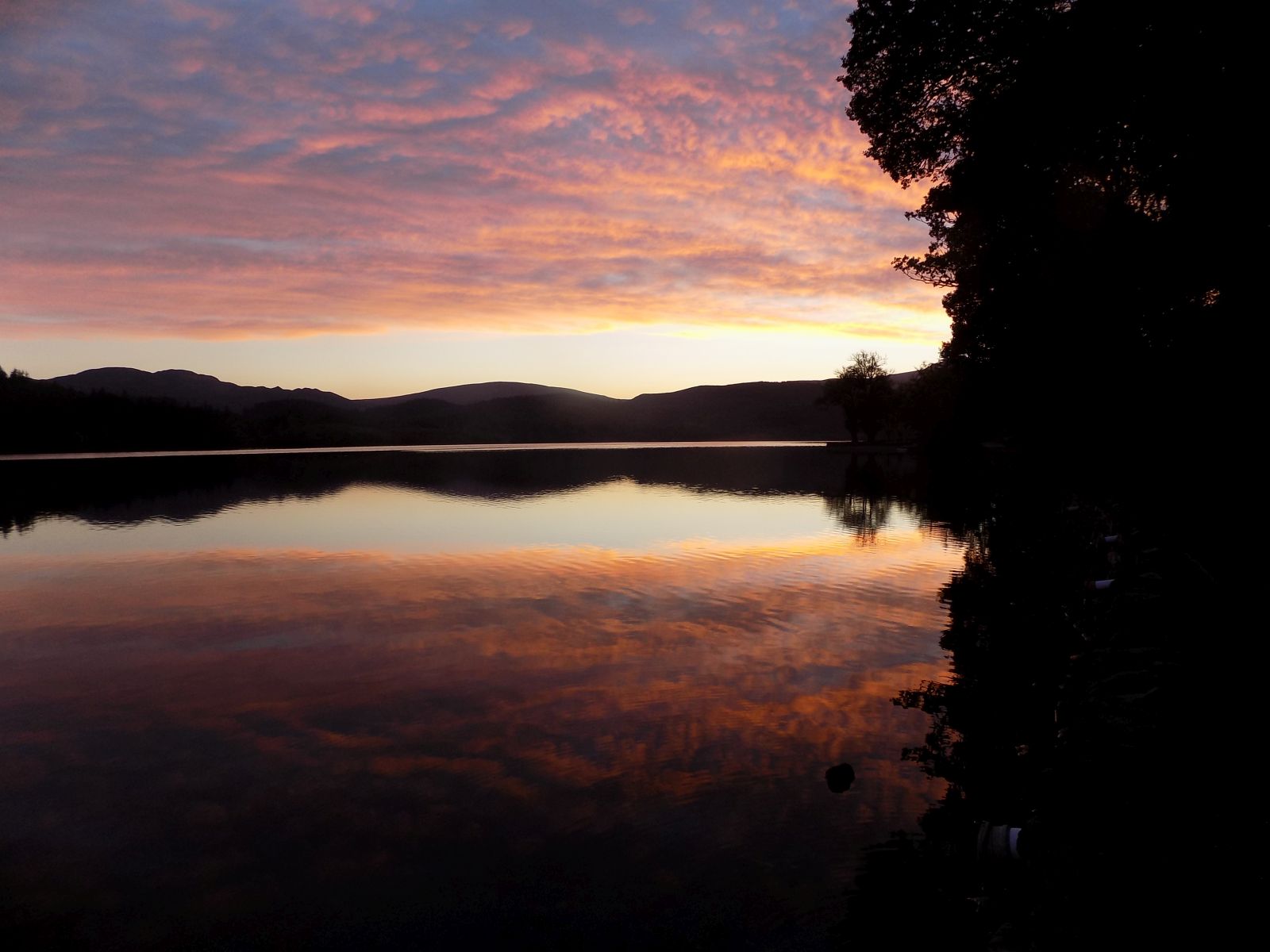 Sunset on Loch Ard