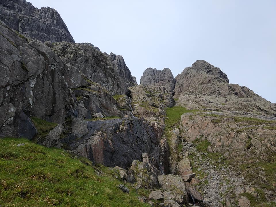 Castle Ridge on Ben Nevis