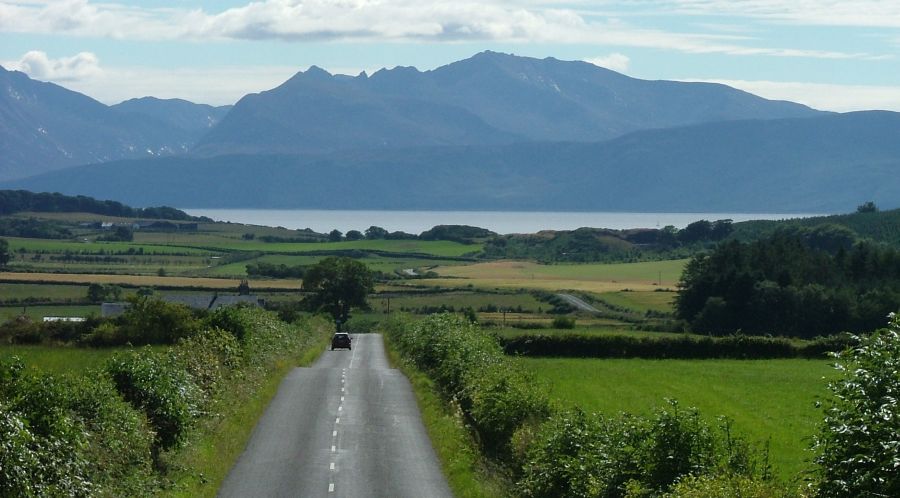 The Sound of Bute and Arran from West Side of Bute