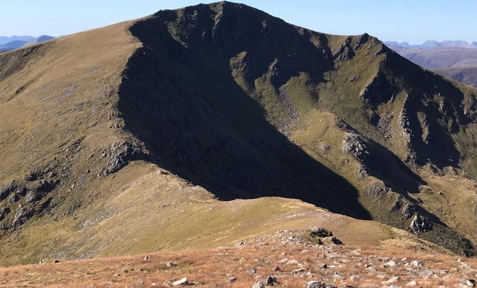 Sgurr a'Choire Ghlas - highest of the Strathfarrar Munros