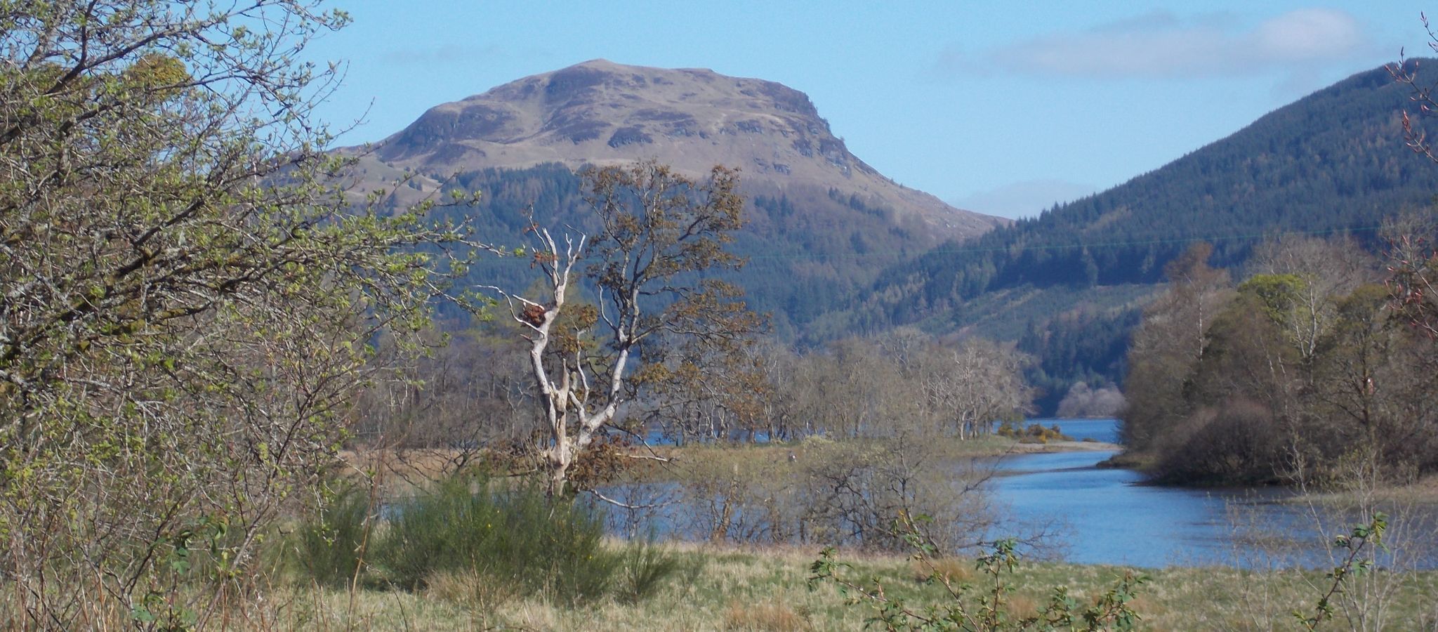 Meall Mor from the Rob Roy Way alongside Loch Lubnaig