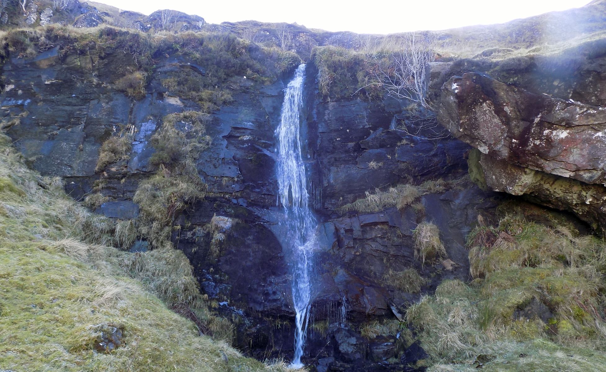 Waterfall in Corrie of Balglass