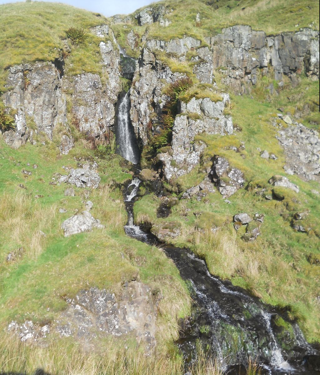 Waterfalls on ascent to Brown Hill