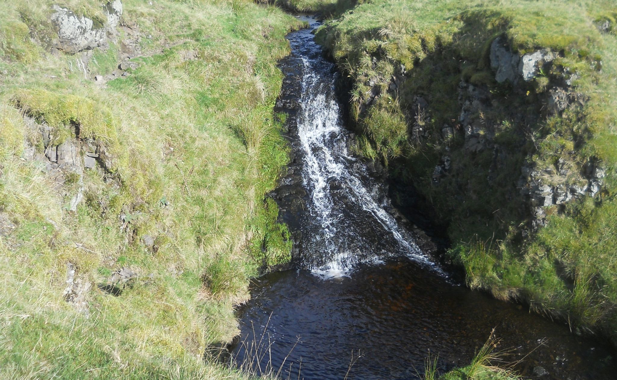 Waterfall on ascent to Brown Hill