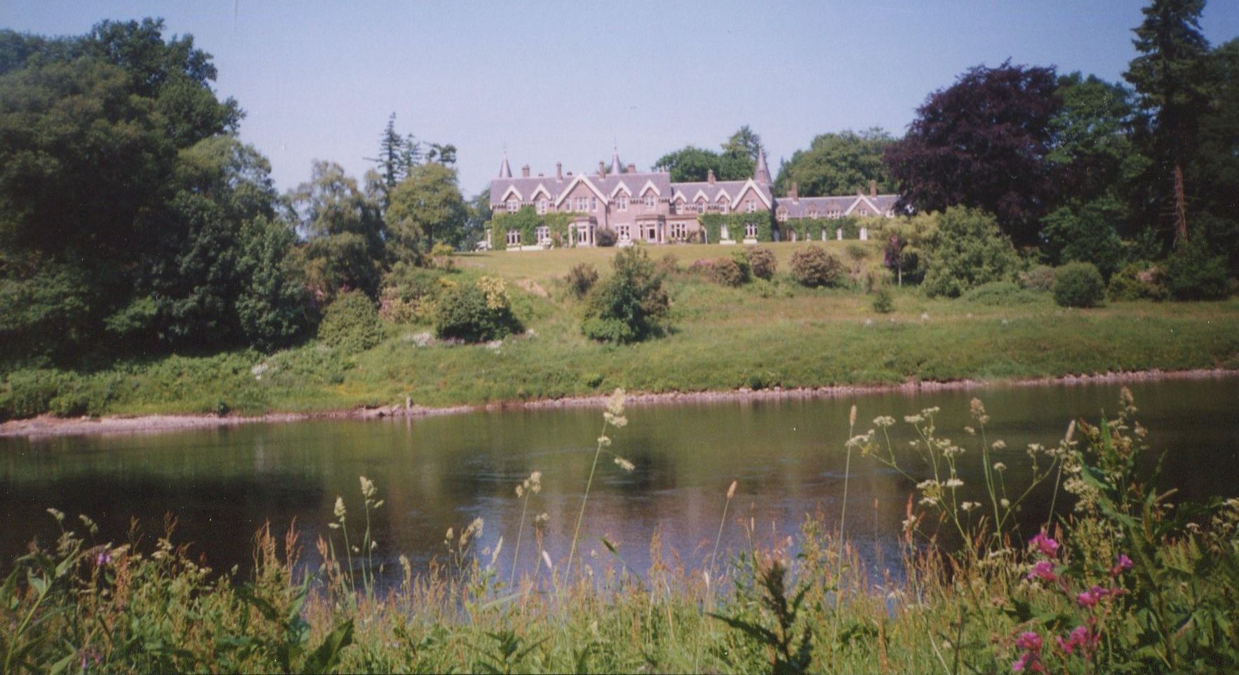 Ballathie House across the River Tay at Cargill