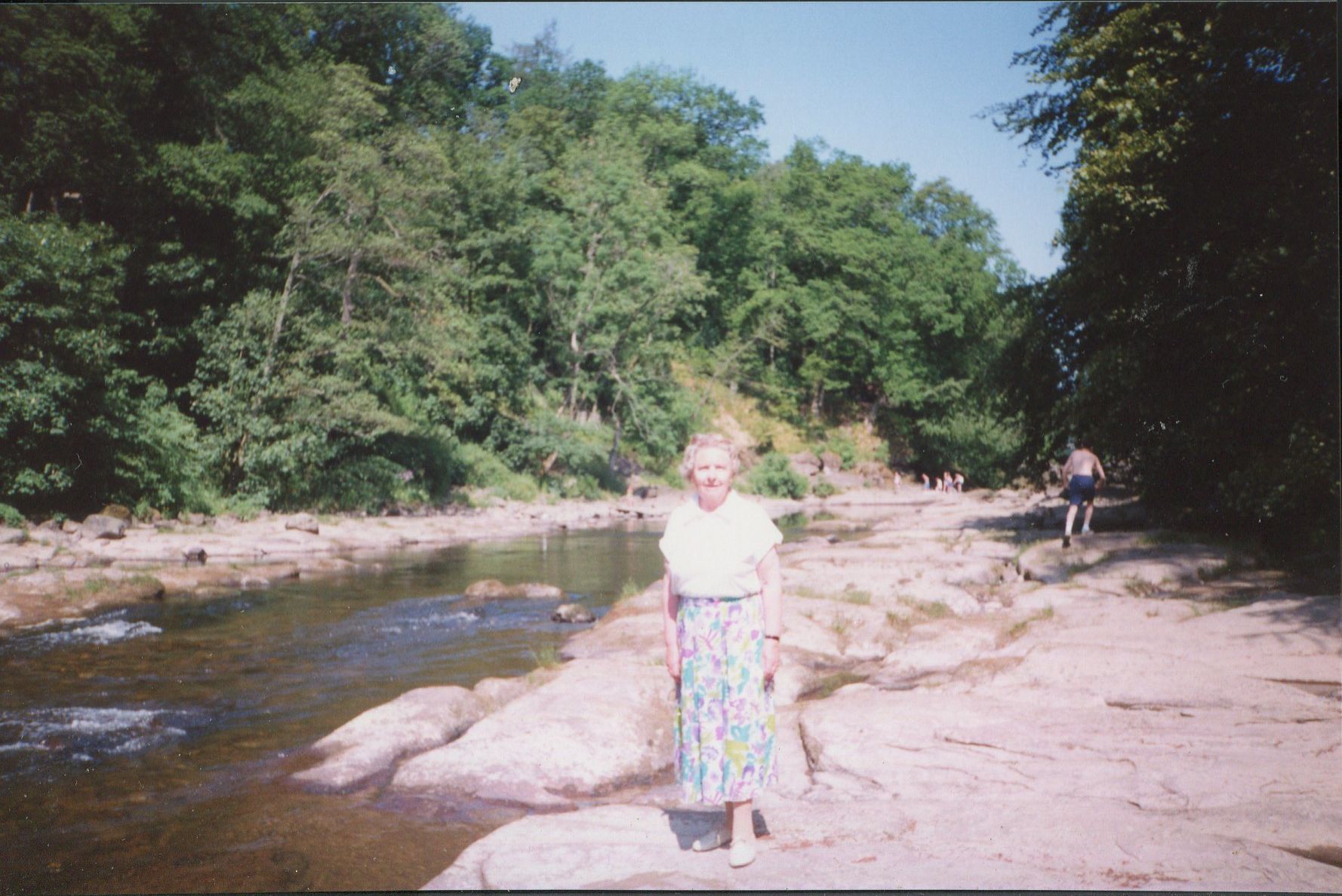 Charlotte ( Cameron ) Ingram at the River Ericht in Blairgowrie