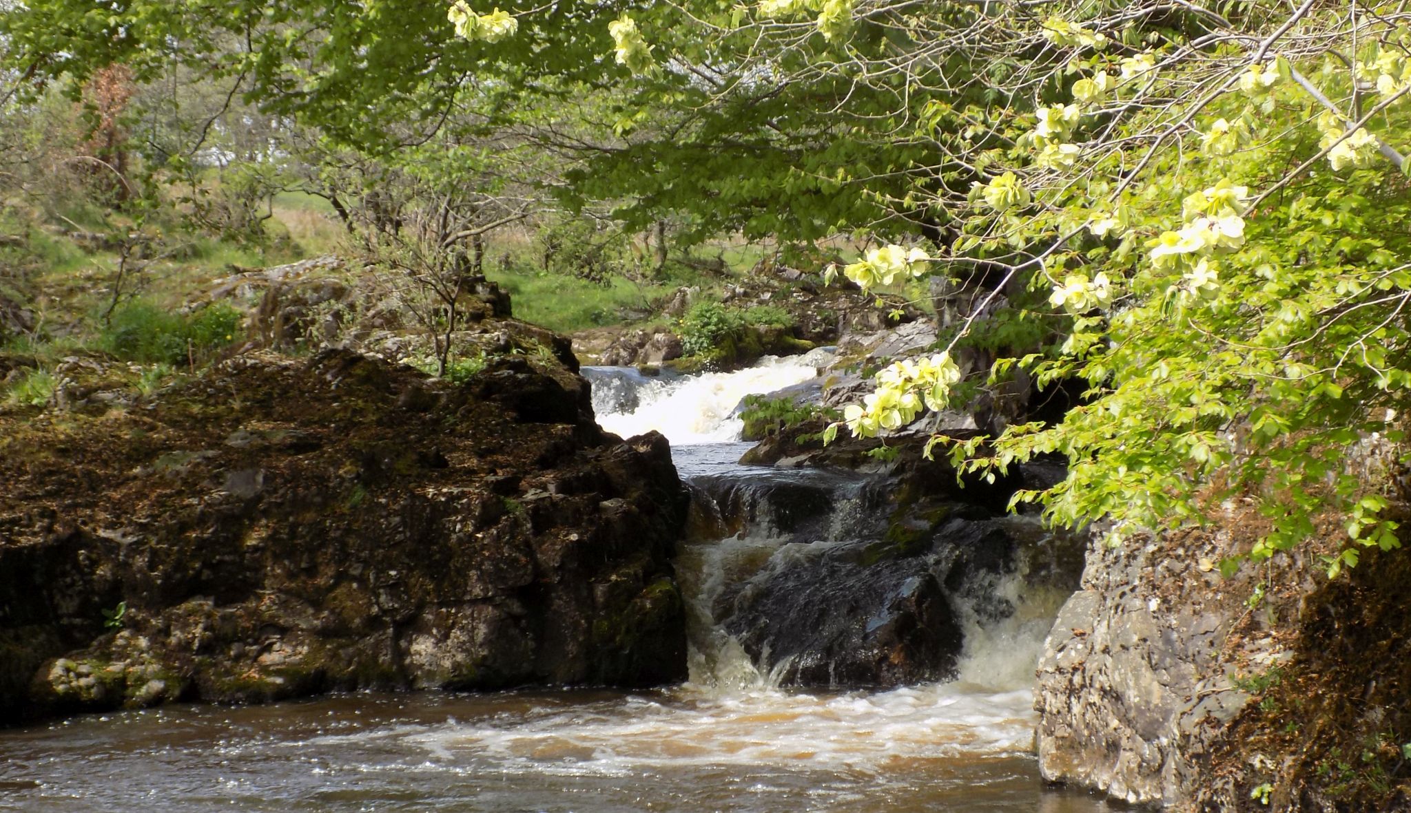 Waterfalls on Carron River