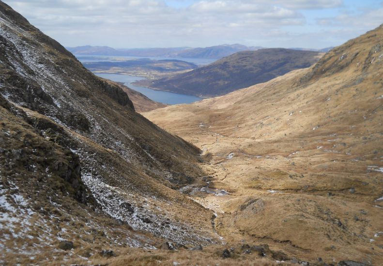 Loch Creran from bealach ( col )