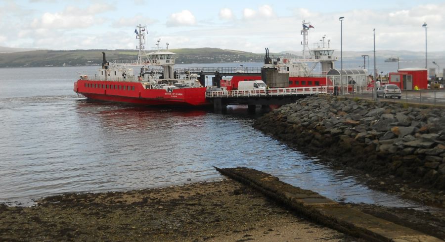 Car Ferries at Hunters Quay on the Cowal coast
