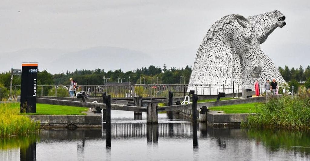 Carron Sea Locks on the Forth and Clyde Canal