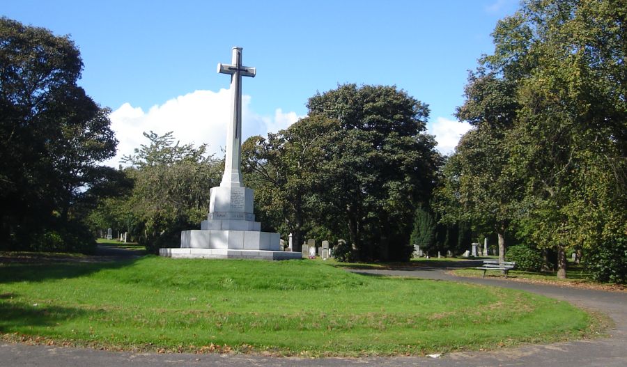 War Memorial in Lambhill Cemetery