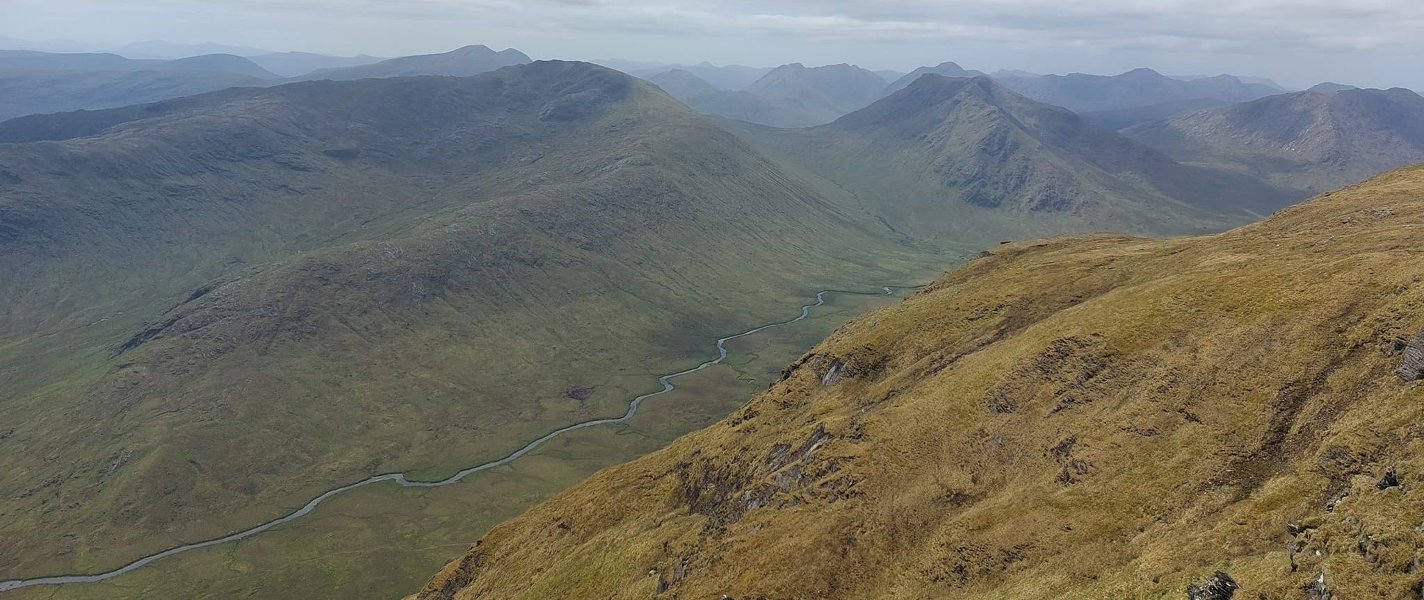 Hills of Knoydart to the south of Gairich