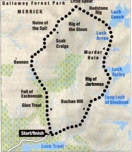 Route Map of The Merrick