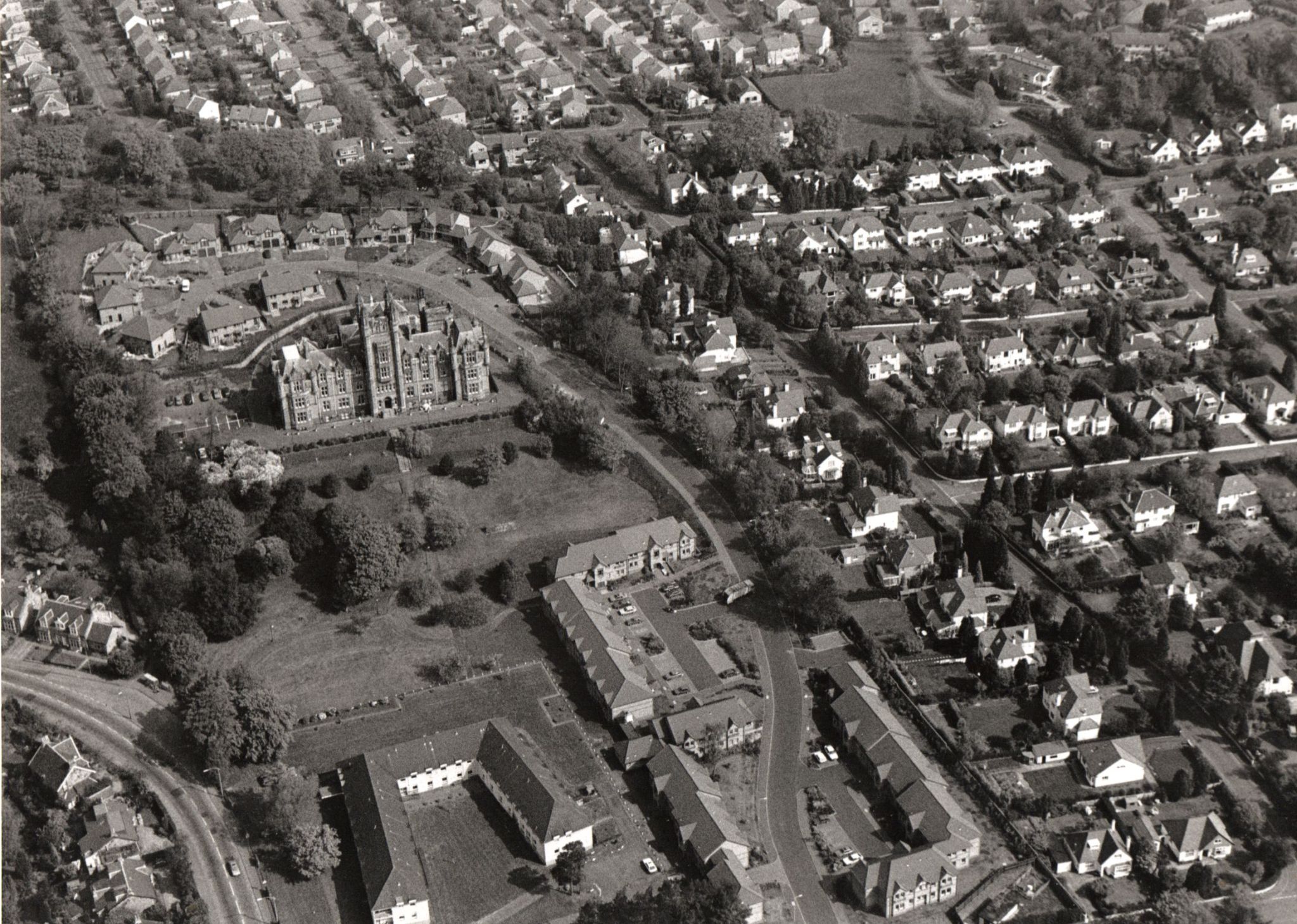 Aerial view of Gartconnel Estate, Bearsden
