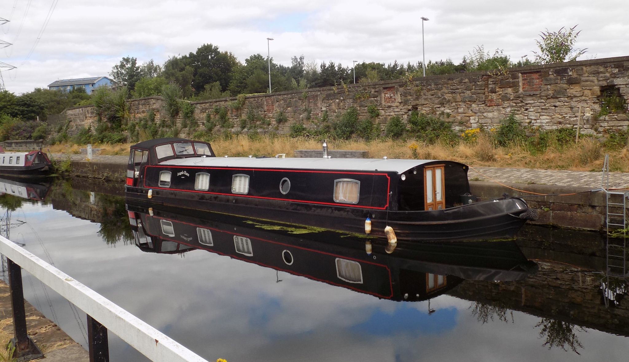 Cruise boat on the Forth and Clyde Canal