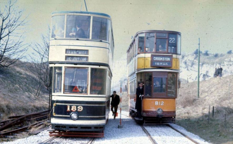 Glasgow Corporation tramcars