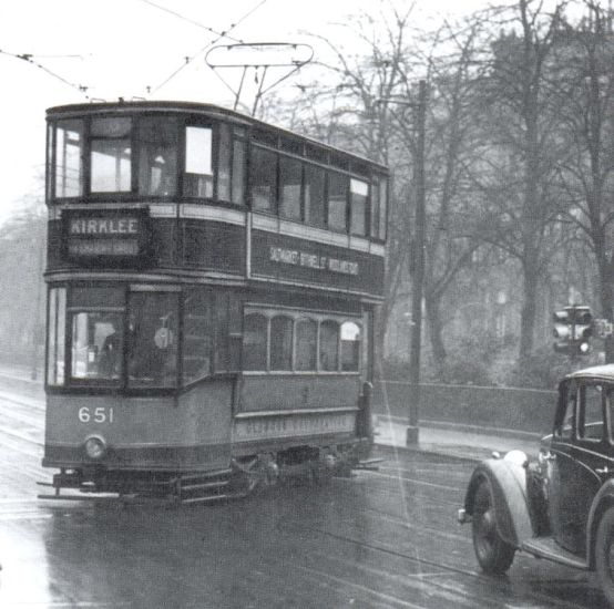 Glasgow Corporation standard tram 1950s