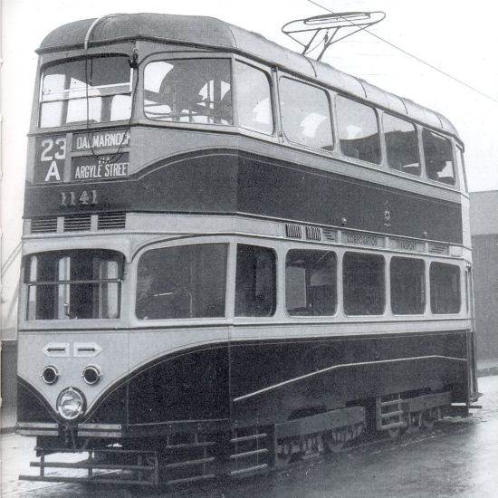 Glasgow Corporation tramcar 1937
