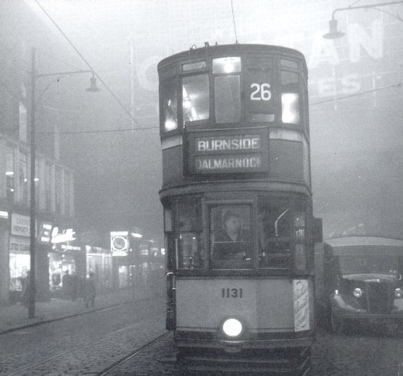Glasgow Corporation standard tram 1954