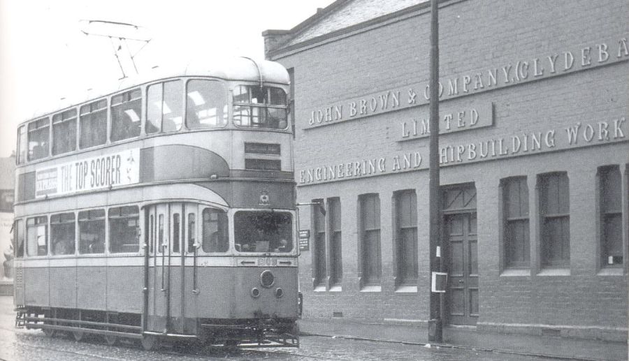 Glasgow Corporation Cunarder tram 1948 - 1952
