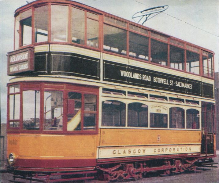 Glasgow Corporation tramcar c1928-50