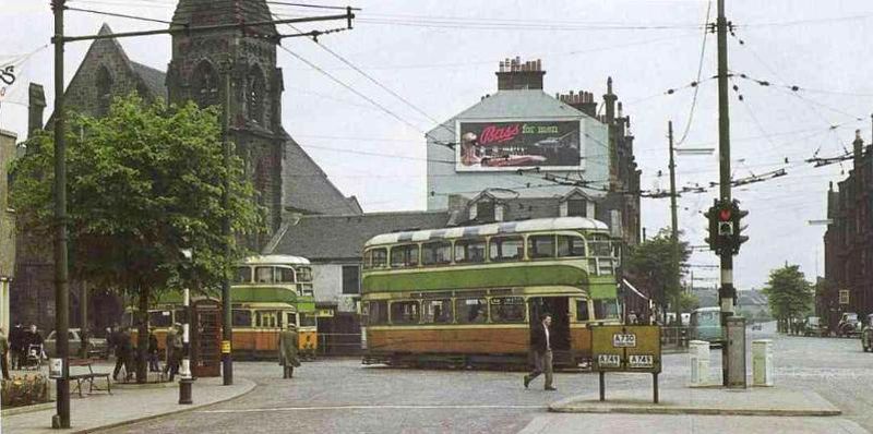 Glasgow Corporation tram in Rutherglen
