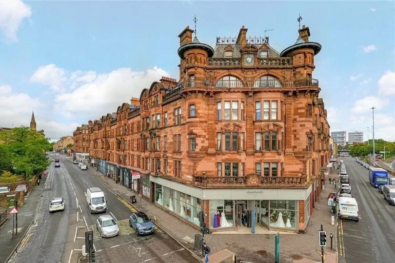 St George's Mansions at Charing Cross in Glasgow, Scotland