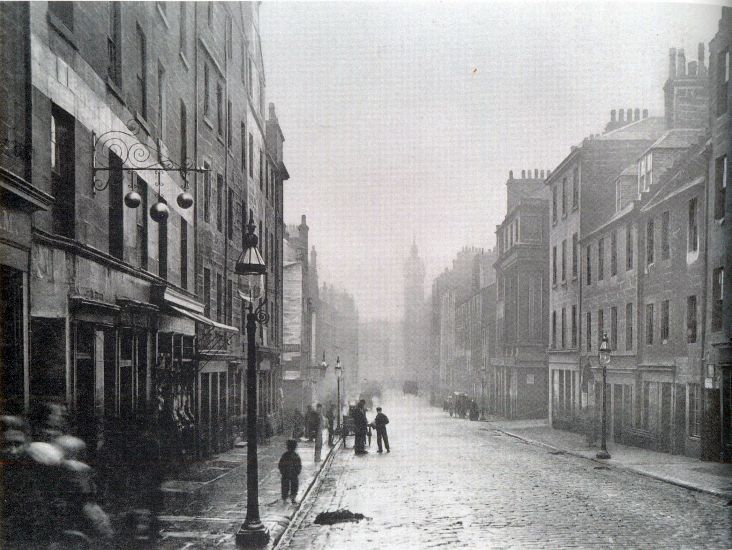 Photograph of the High Street in 1868