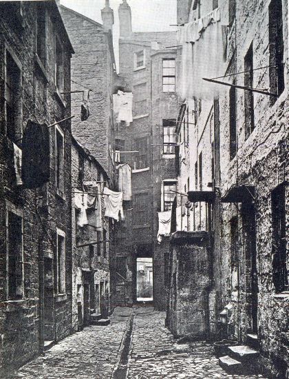 Old Close in the High Street in Glasgow city centre