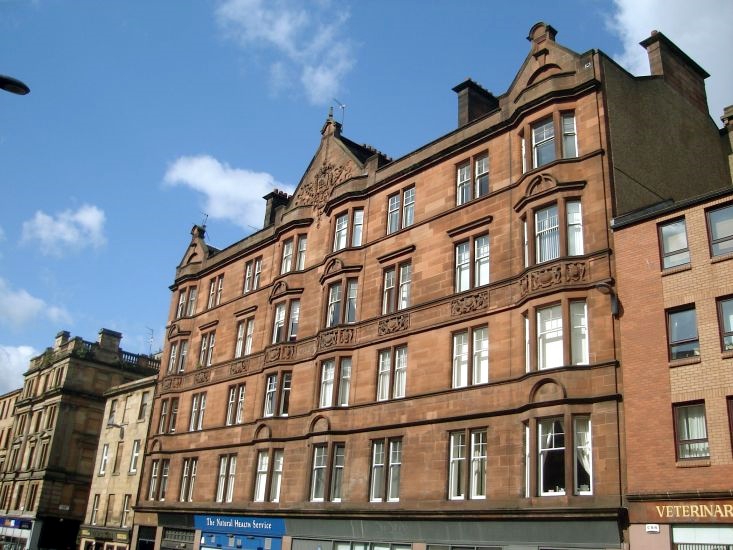 Building in High Street in Glasgow city centre