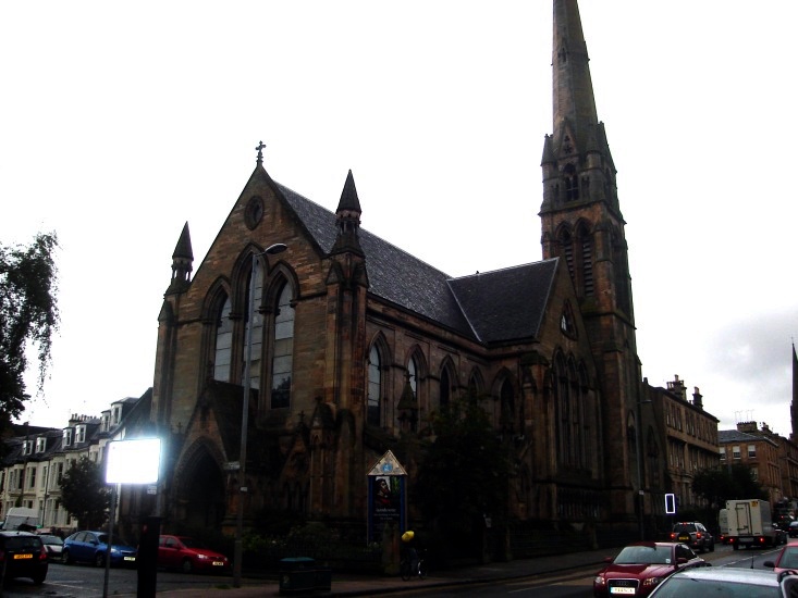 Lansdowne Church in Great Western Road in Glasgow