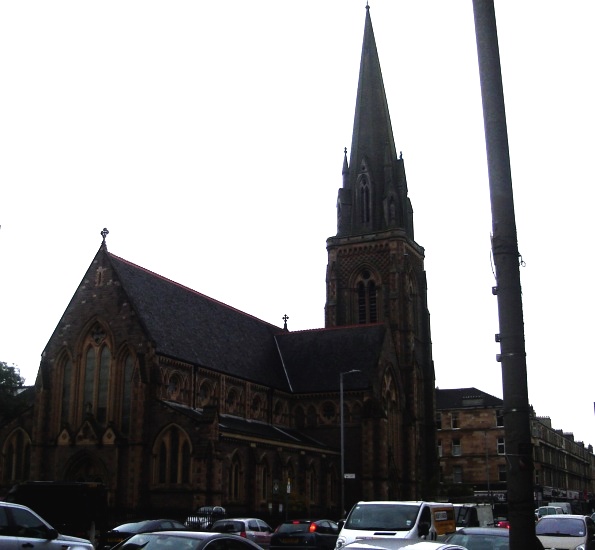 Church in Great Western Road in Glasgow
