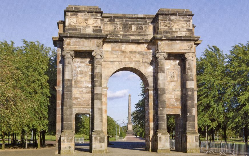 McLennan Arch into Glasgow Green