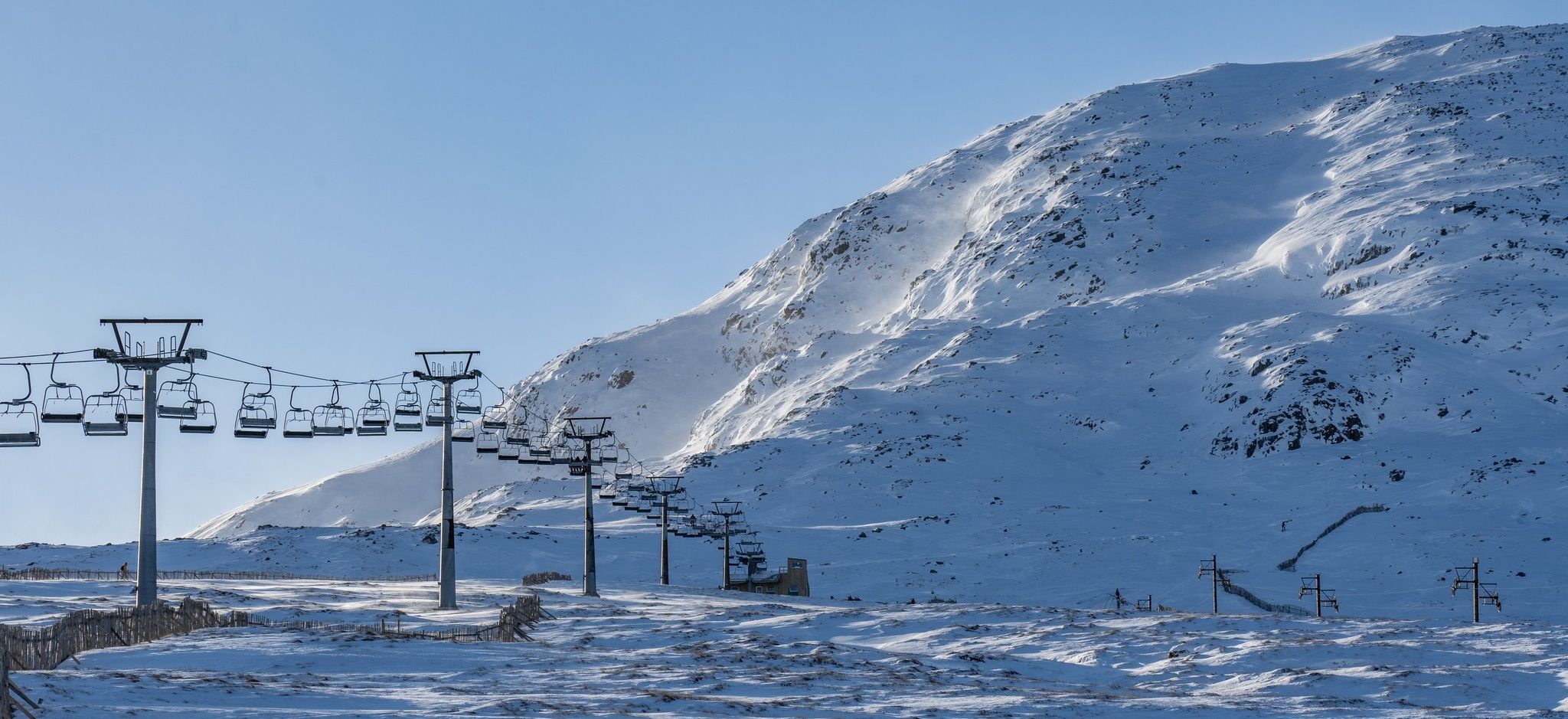 Ski Slopes on Meall a Bhuiridh in Glencoe