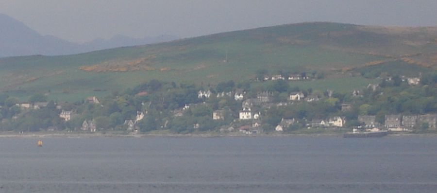 Kilcreggan across Firth of Clyde from Gourock