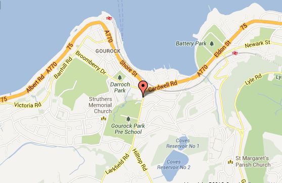 Map of Gourock