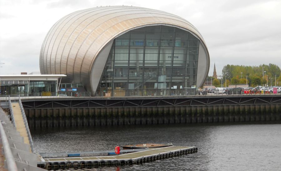 The IMAX Building in the Glasgow Science Centre