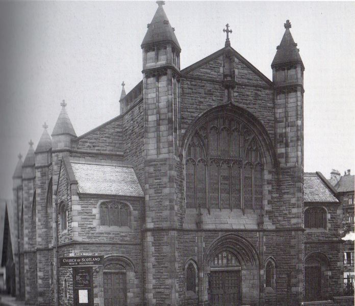 Kelvinside UP Church in Great Western Road at Byres Road in Glasgow