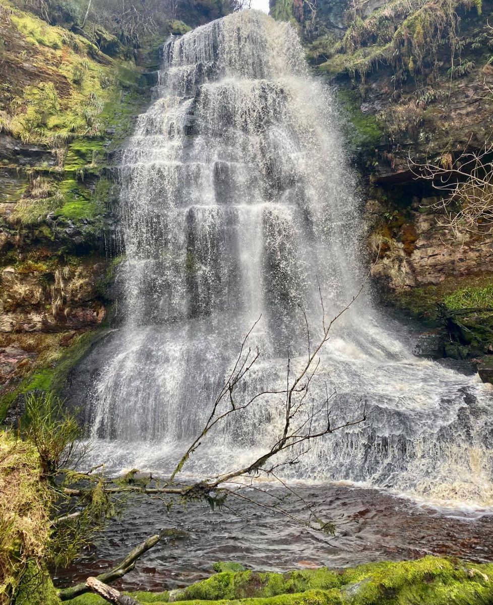 Ishneich Waterfall on Gallangad Burn