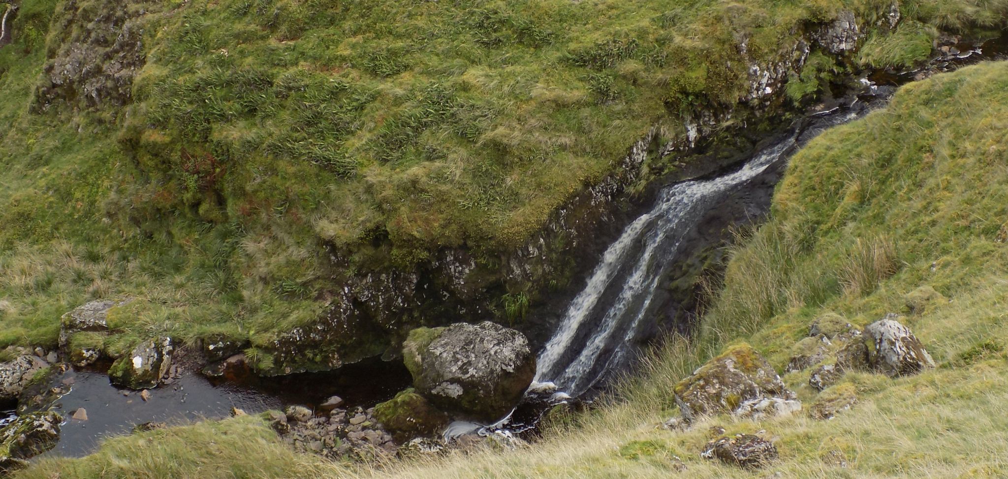 Waterfall in the Hole of Kailrine in the Campsie Fells