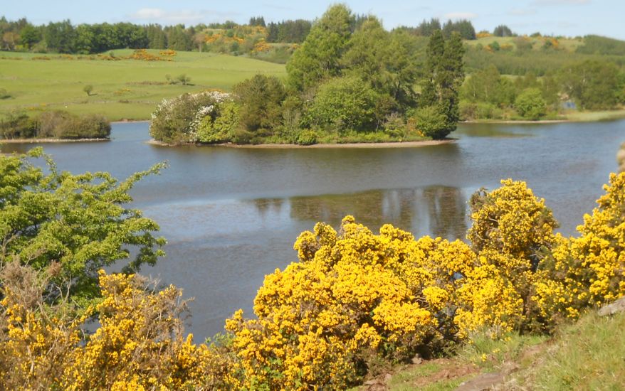 Knapps Loch on the outskirts of Kilmacolm