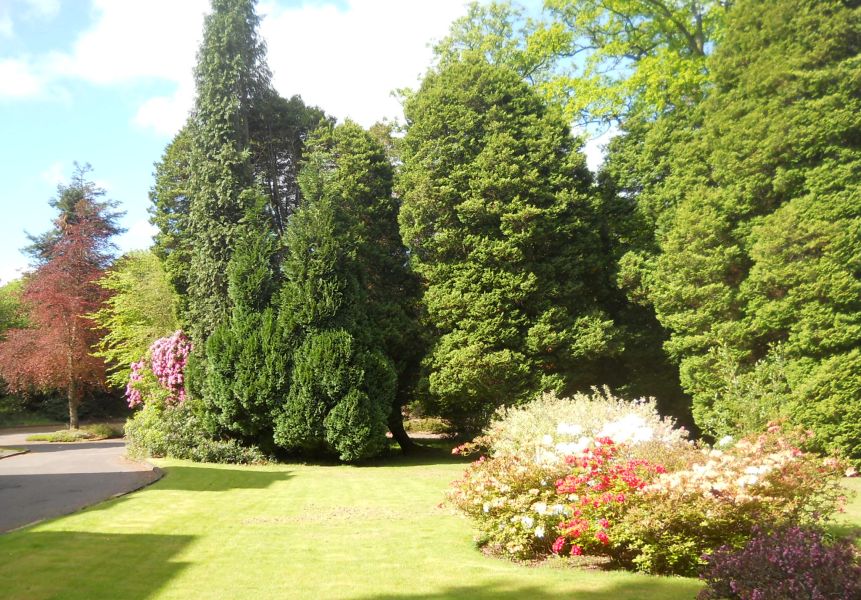 Gardens at Kilmardinny House in Bearsden